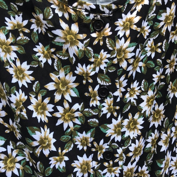 City Chic Sweet Daisy Button Down Shift Dress 22 - Picture 7 of 7